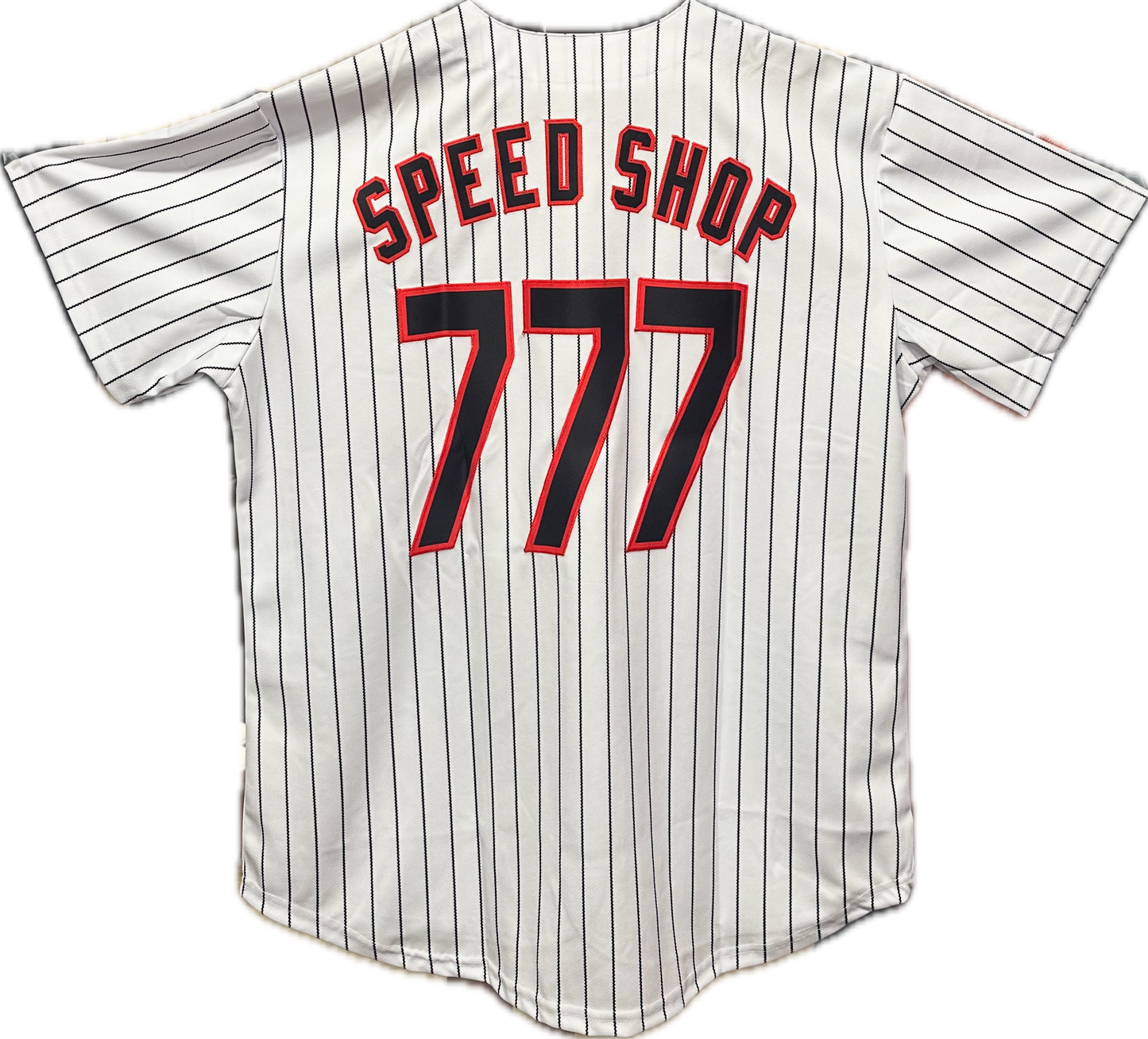 Sketchy Pinstripe Baseball Jersey