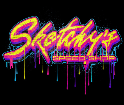 Sketchy's Neon Drip Tee