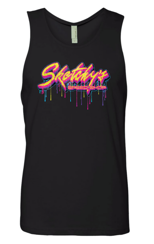 Sketchy's Neon Drip Tank