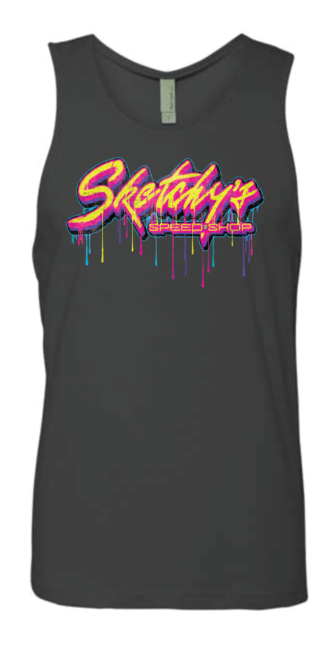 Sketchy's Neon Drip Tank