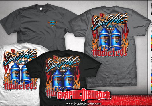 Sketchy's - One Hit & You're Addicted Tee