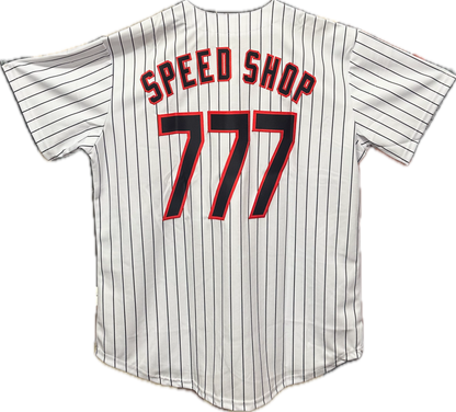 Sketchy Pinstripe Baseball Jersey – Sketchy's Speed Shop Sketchy Pinstripe Baseball Jersey – Sketchy's Speed Shop