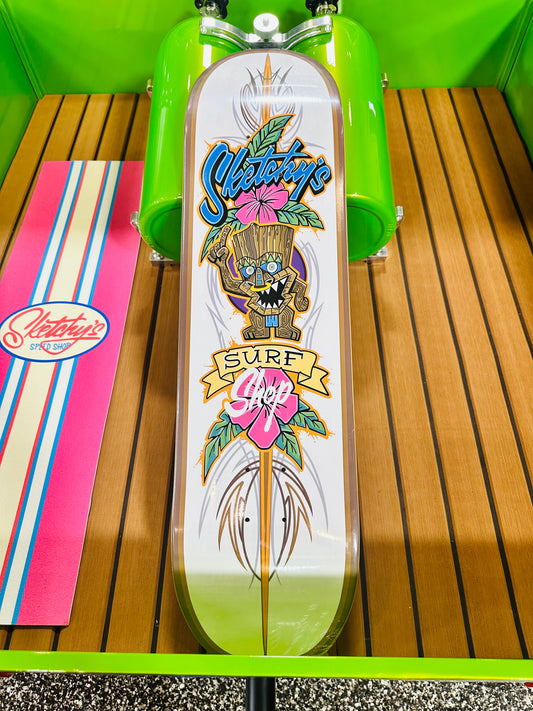 Sketchy's Custom Skate deck 8.50 & Grip tape