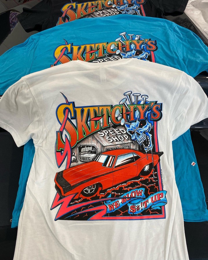 Sketchy’s Camaro T Shirt – Sketchys Speed Shop